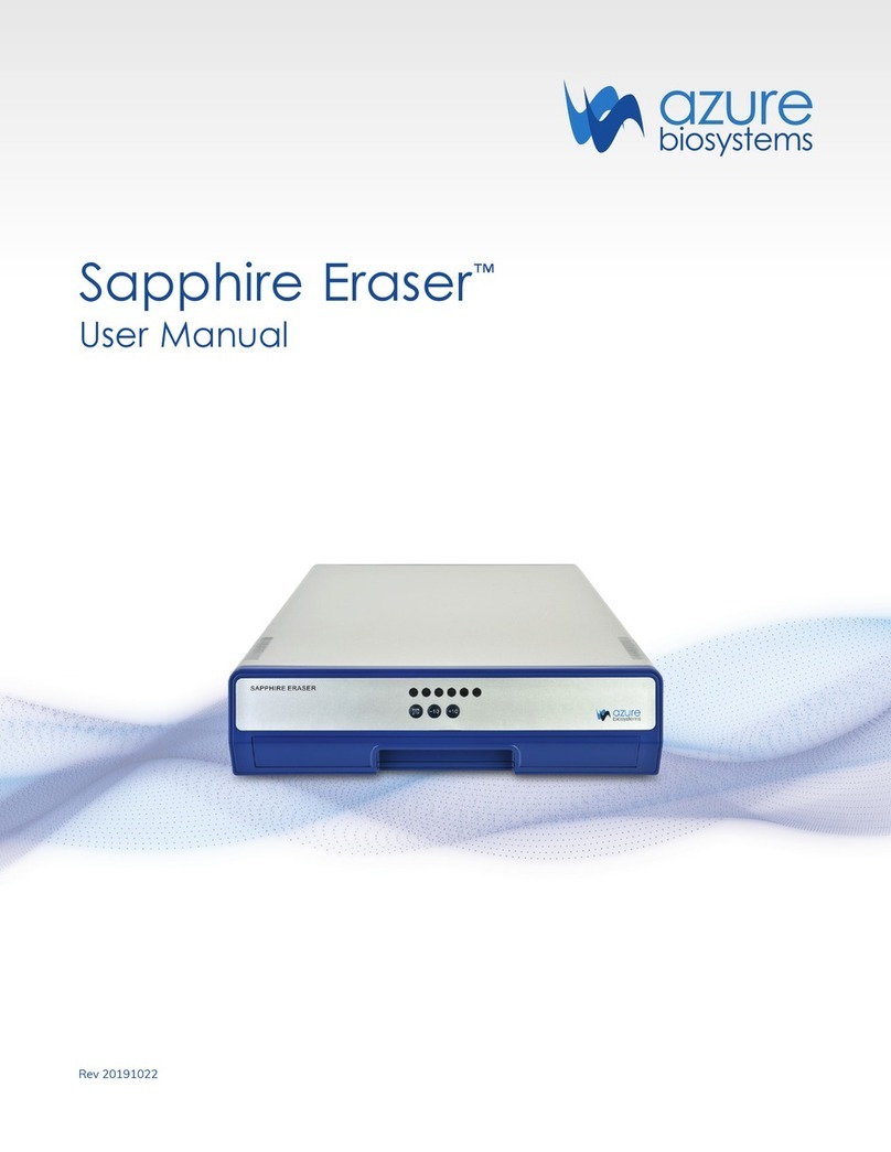 Azure Sapphire Eraser User manual