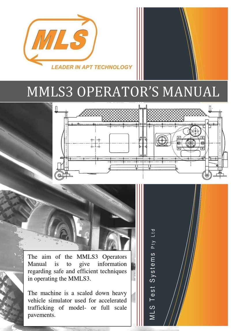 MLS MMLS3 Operator's manual MLS MMLS3 Operator's manual