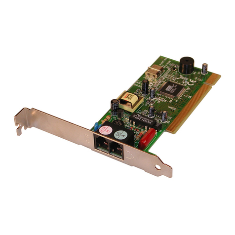 PCI 56K Quick start and reference guide