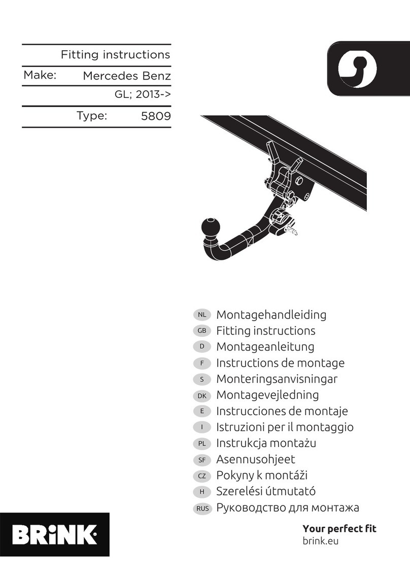 Brink 5809 Fitting instructions