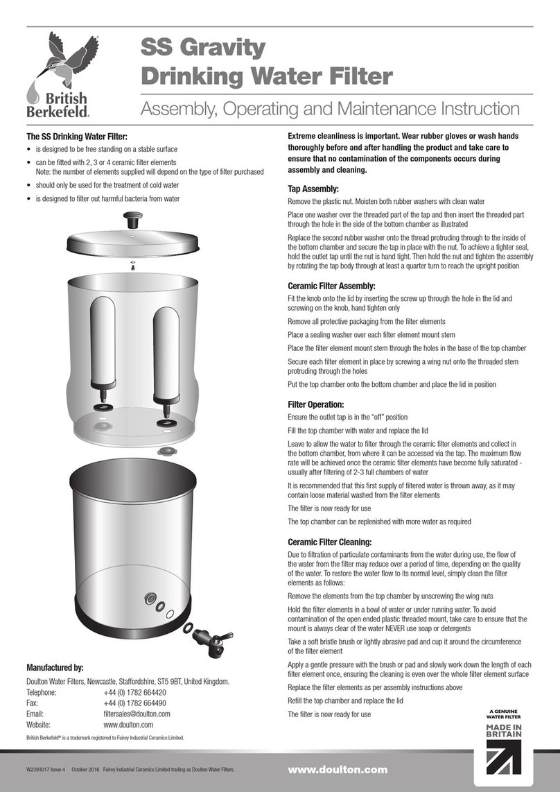 BRITISH BERKEFELD SS Gravity User manual