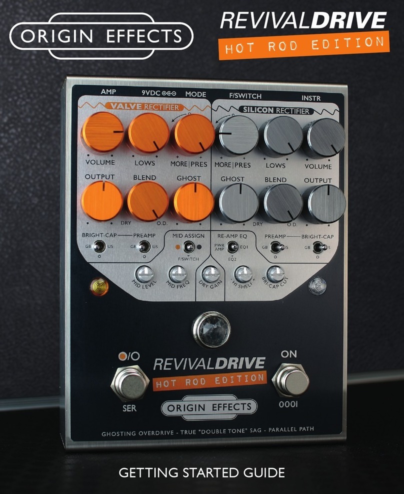 Origin Effects REVIVALDRIVE HOT ROD EDITION Getting started guide