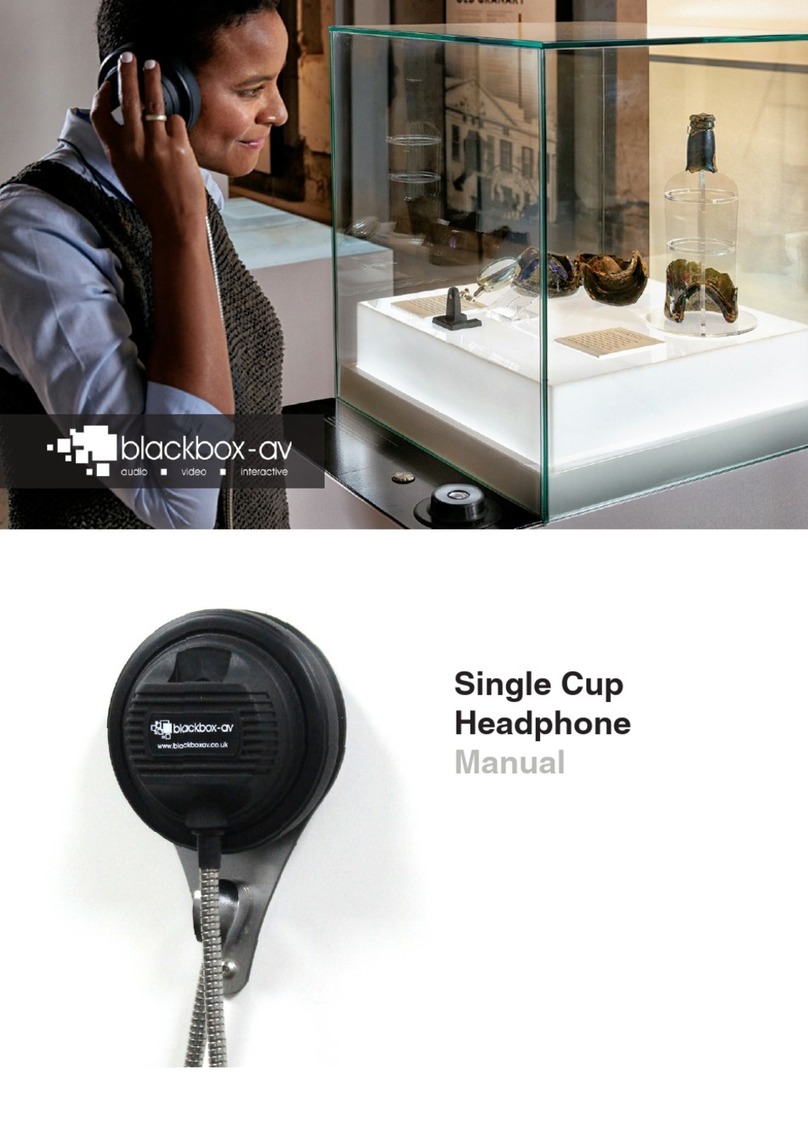 Blackboxav Single Cup Headphone manual