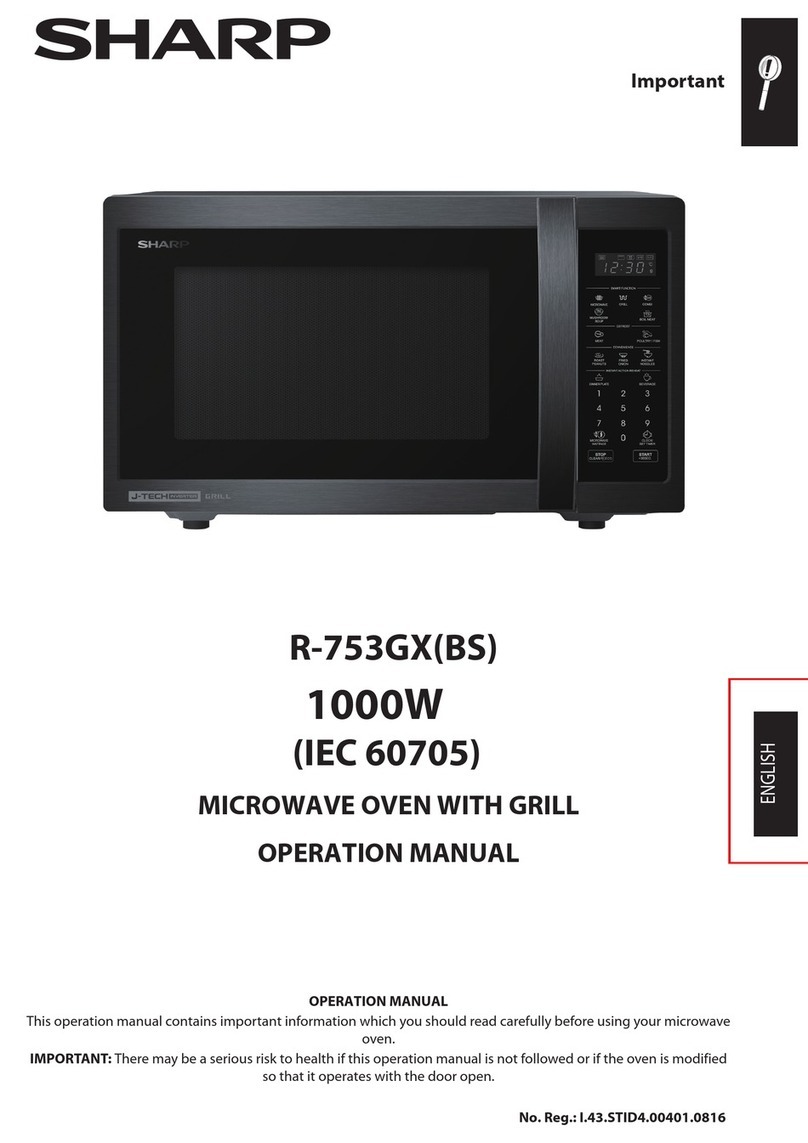 Sharp R-753GX(BS) User manual Sharp R-753GX(BS) User manual