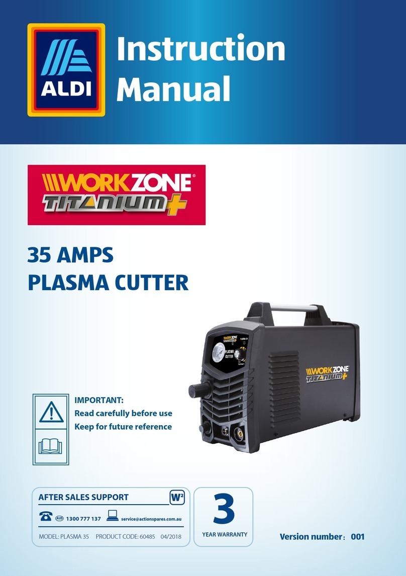 ALDI WORKZONE TITANIUM+ PLASMA 35 instruction manual ALDI WORKZONE TITANIUM+ PLASMA 35 instruction manual