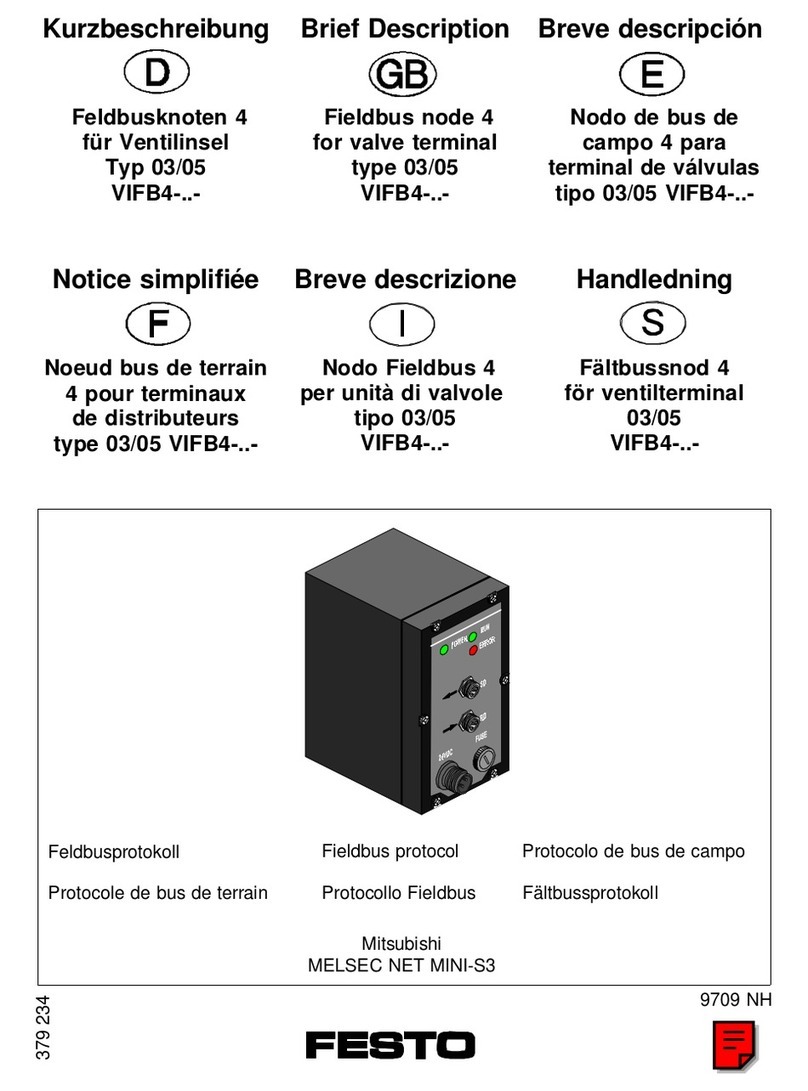 Festo VIFB4 Series Parts list manual