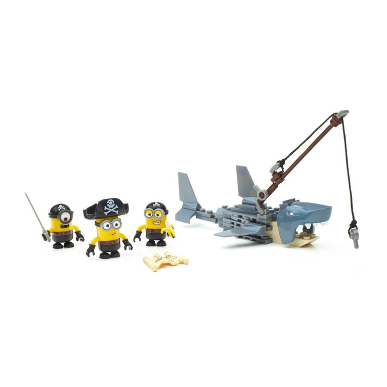 Mega Bloks Minions Shark Bait manual