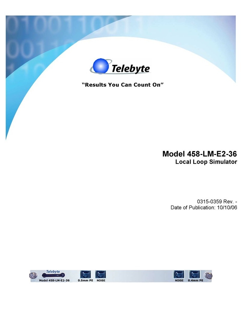 Telebyte 458-LM-E2-36 quick start guide Telebyte 458-LM-E2-36 quick start guide