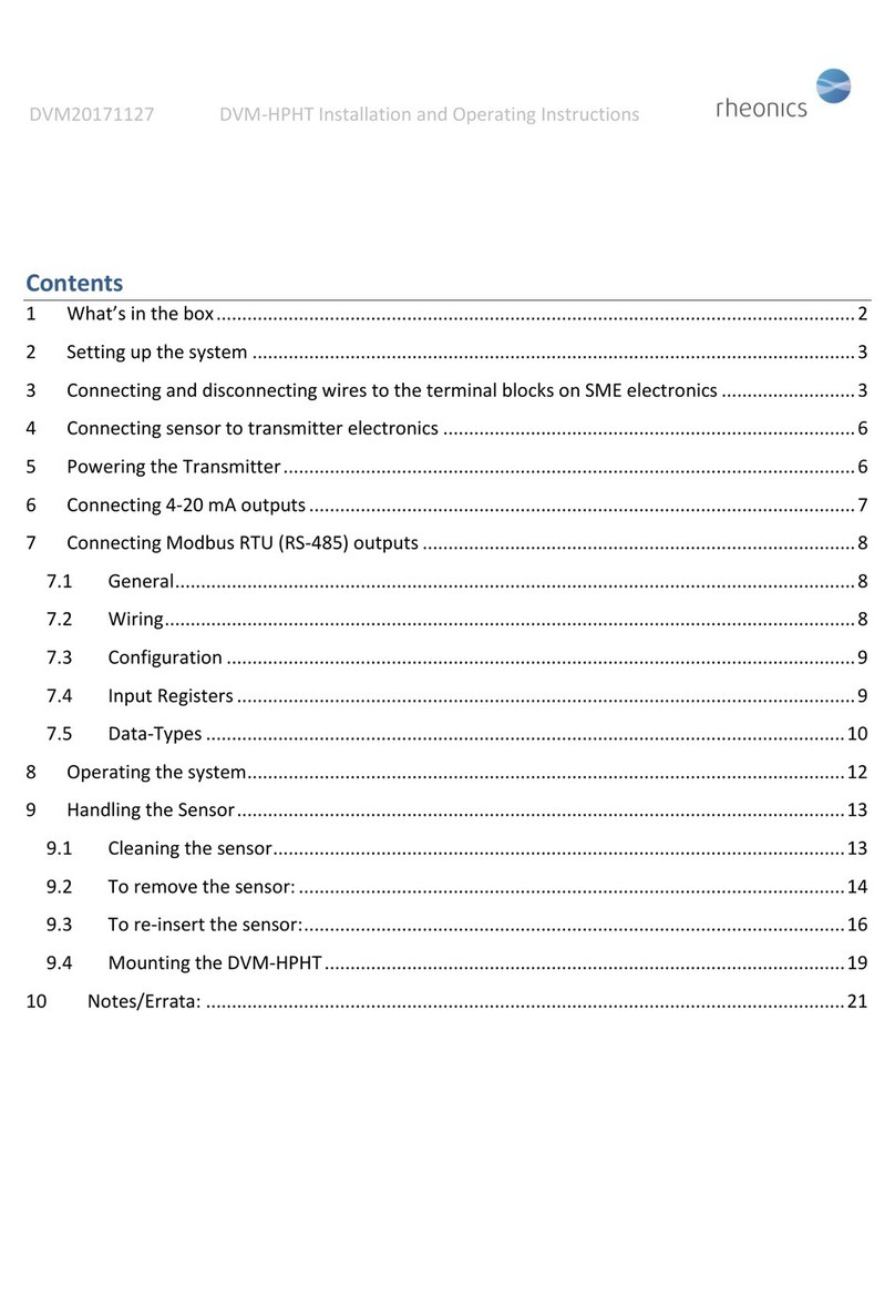 RHEONICS DVM-HPHT operating instructions