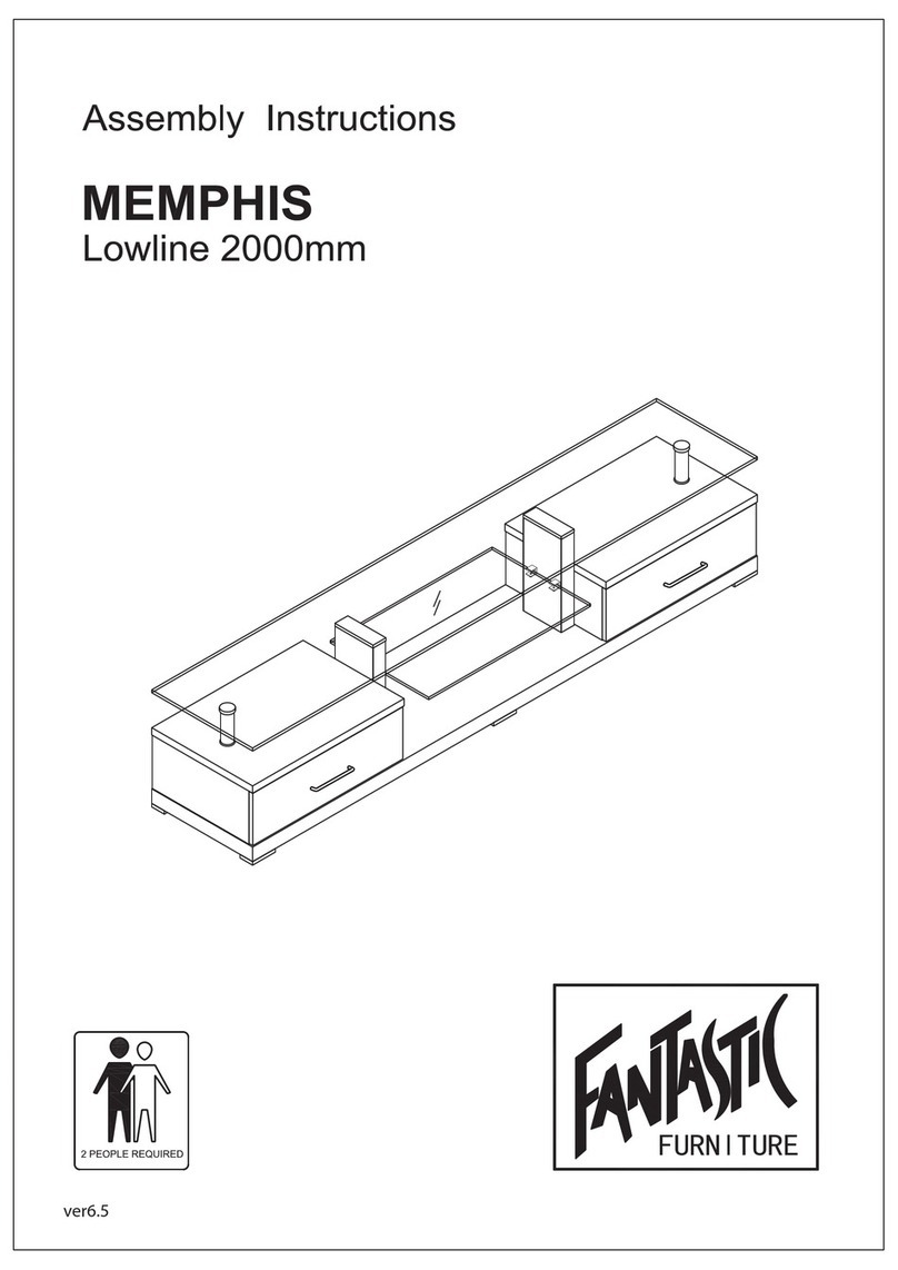 fantastic furniture MEMPHIS Assembly instructions