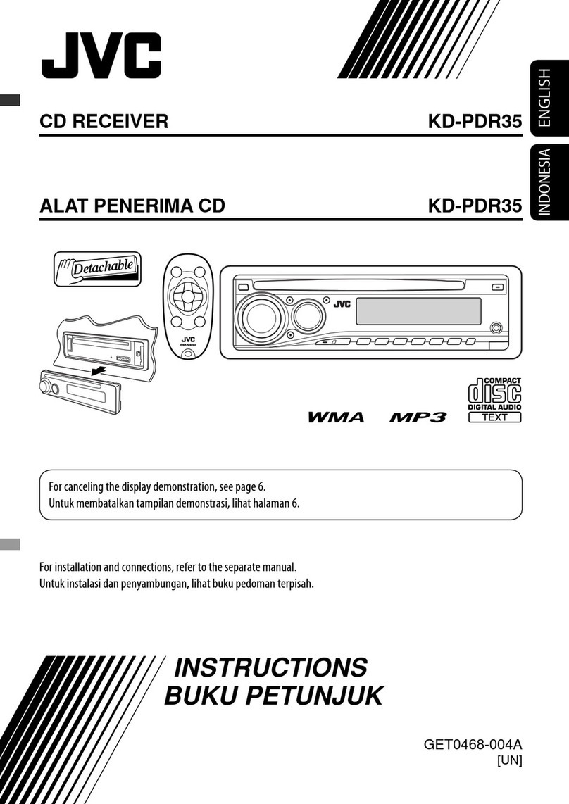 JVC KD-PDR35 User manual