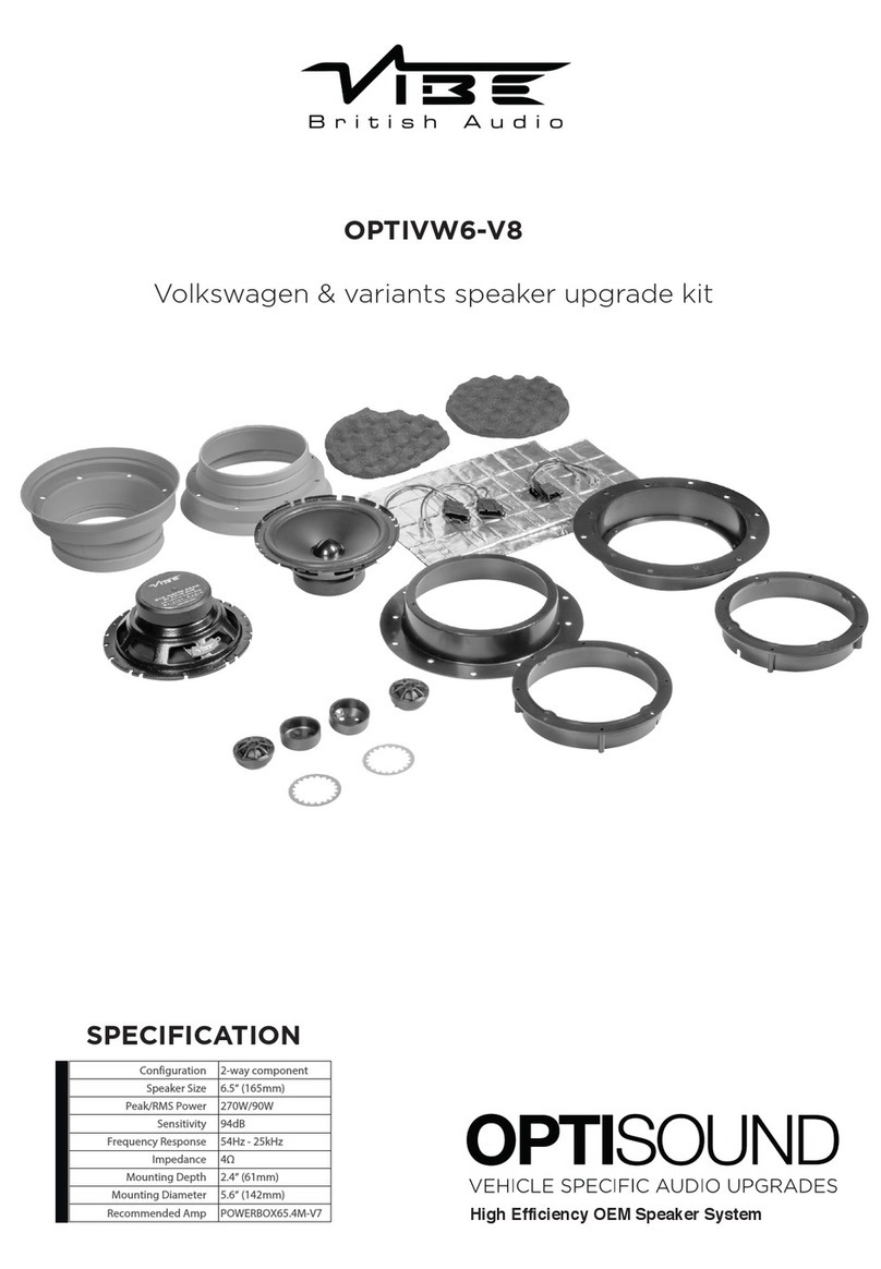 Vibe OPTIVW6-V8 manual