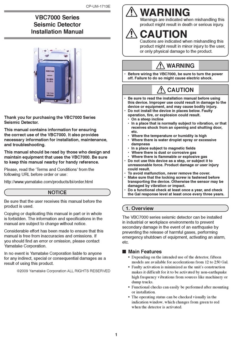 Yamatake VBC7000 Series installation manual