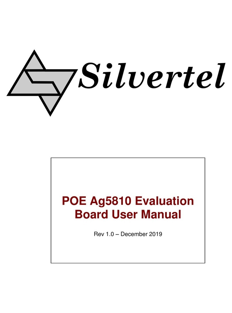 Silvertel POE Ag5810 user manual