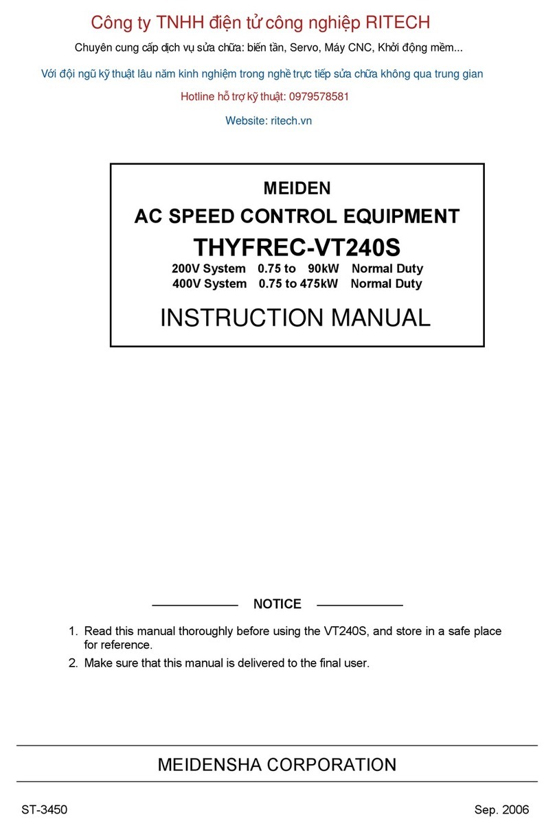 MEIDEN THYFREC-VT240S instruction manual