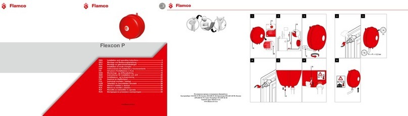 flamco Flexcon P Installation and operating instructions