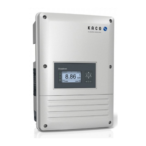 Kaco blueplanet 3.0 TL3 M2 WM OD IIG0 operating instructions