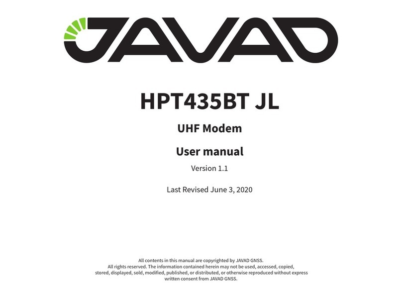 Javad HPT435BT JL User manual