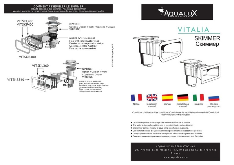 AQUALUX VITALIA installation manual
