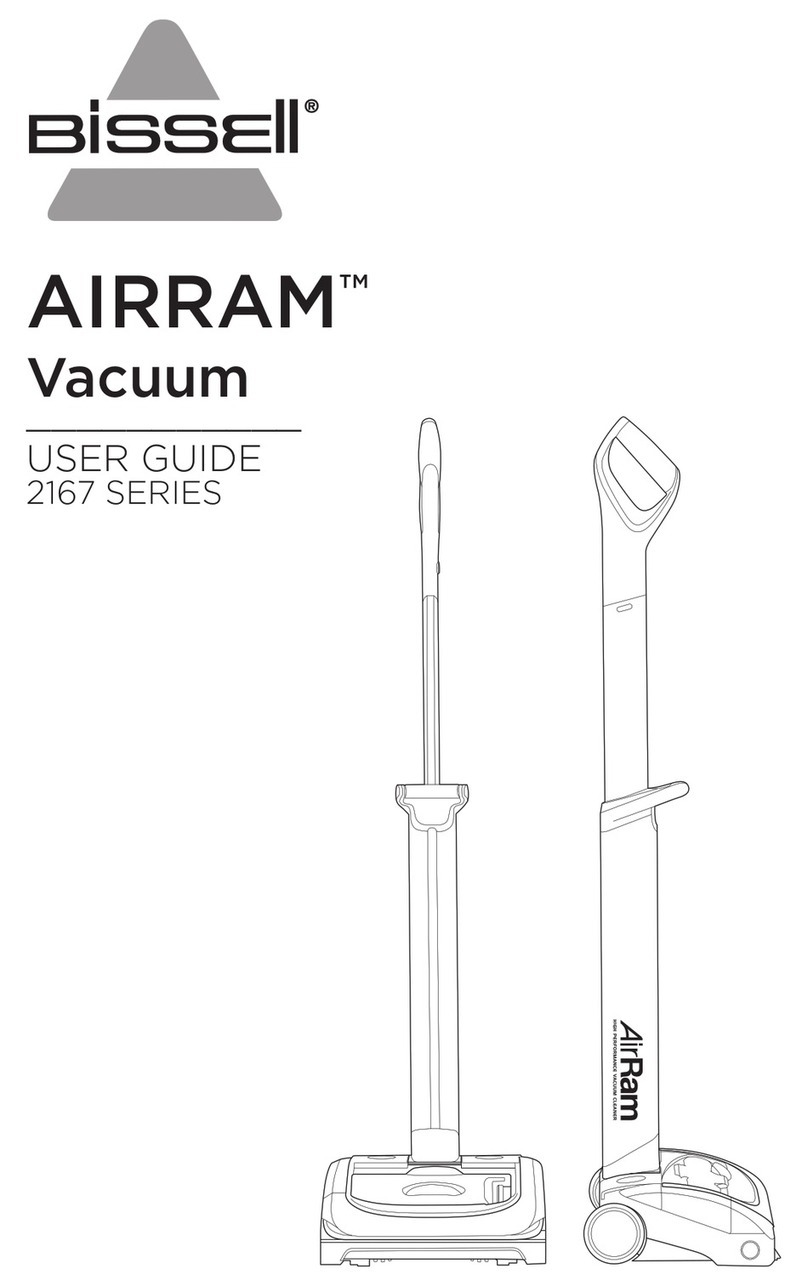 Bissell AIRRAM 2167 Series user guide