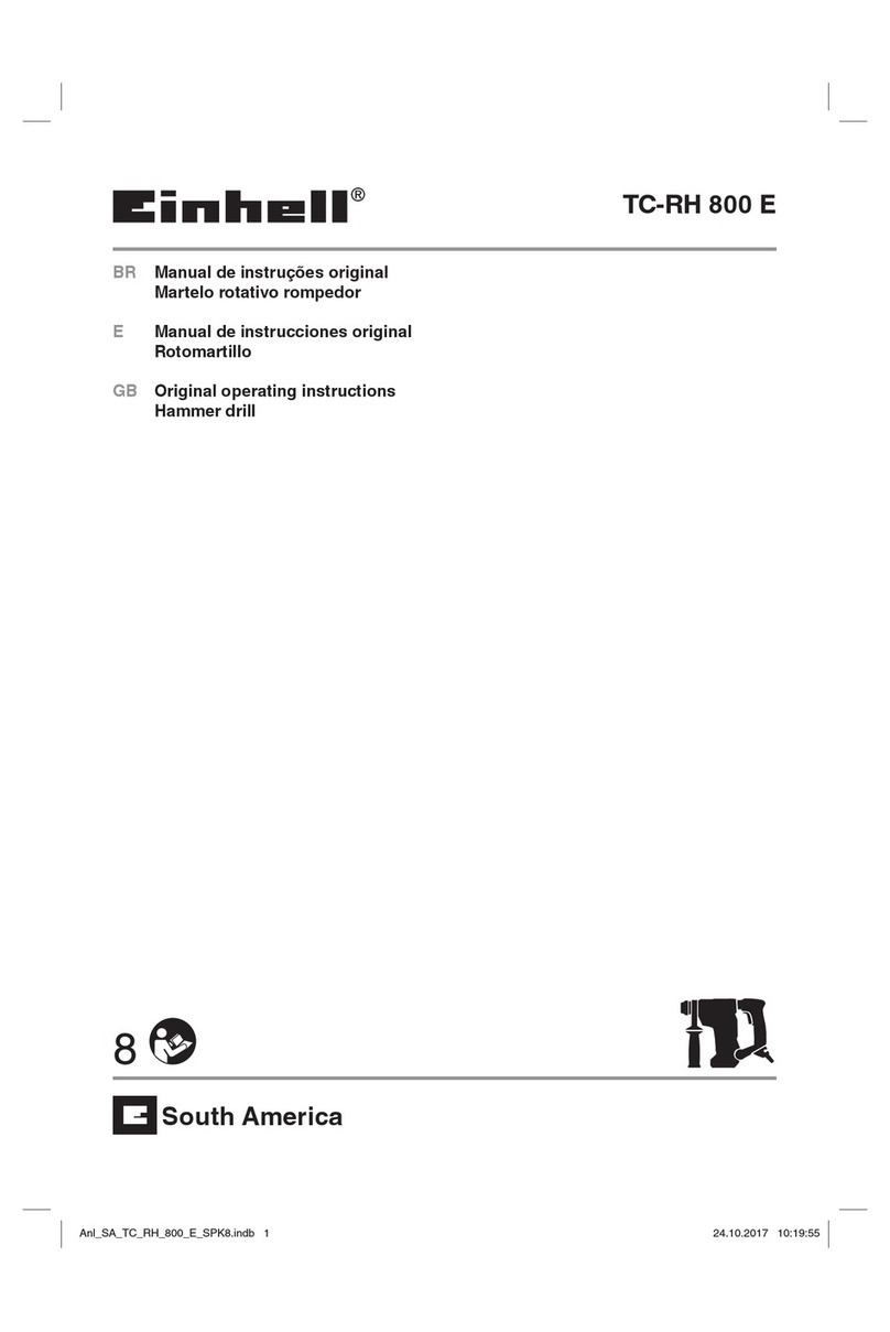 EINHELL TC-RH 800 E User manual