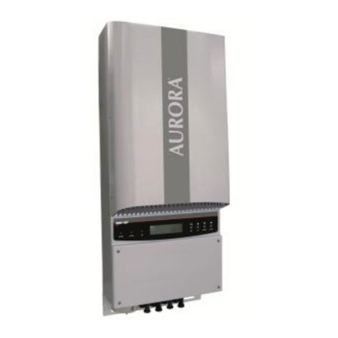 Power One AURORA PVI-6000-OUTD-AU Series Installation and operator's manual