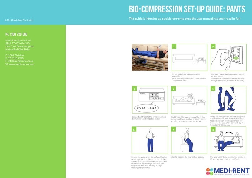 MEDI RENT BIO-COMPRESSION PANTS Setup guide MEDI RENT BIO-COMPRESSION PANTS Setup guide