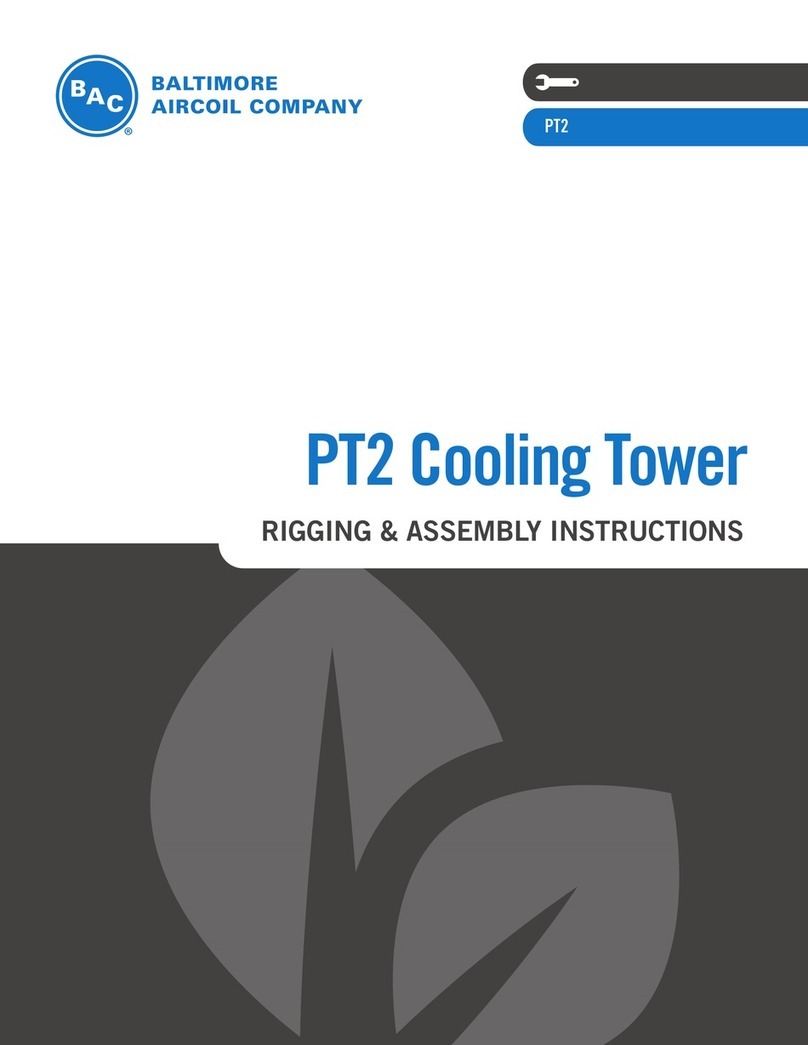 Baltimore Aircoil Company PT2 Series Rigging & Assembly Instructions
