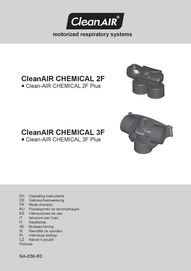 cleanAIR Chemical 2F operating instructions