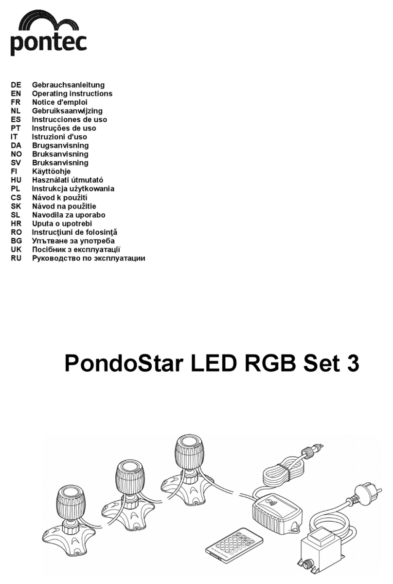 Pontec PondoStar LED Set 3 User manual
