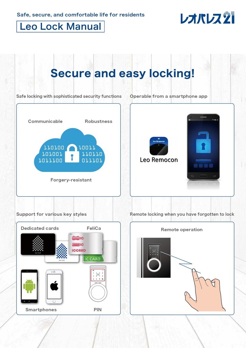 Leo Palace 21 Leo Lock User manual