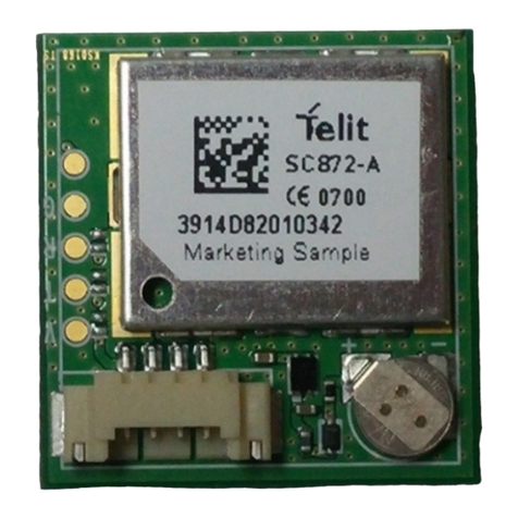 Telit Wireless Solutions SC872-A Product user guide Telit Wireless Solutions SC872-A Product user guide