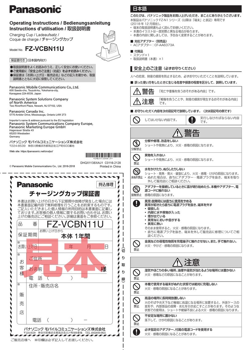 Panasonic FZ-VCBN11U operating instructions