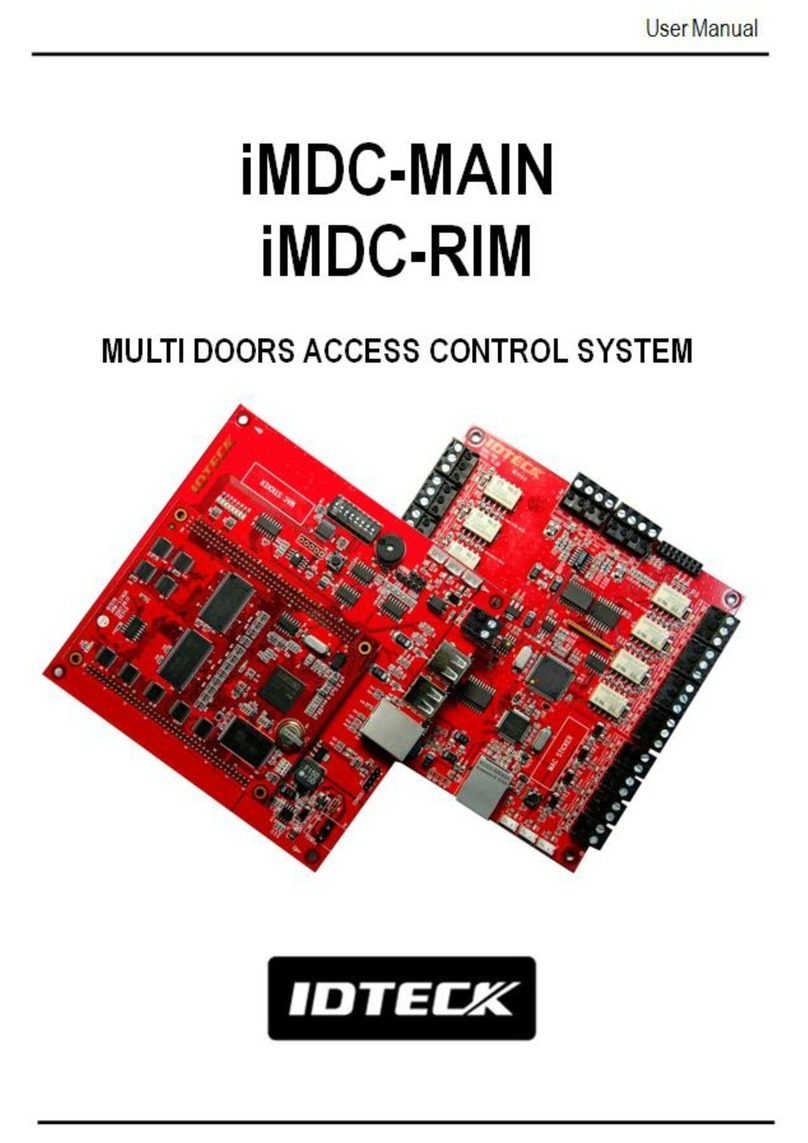 IDTECK iMDC-MAIN User manual