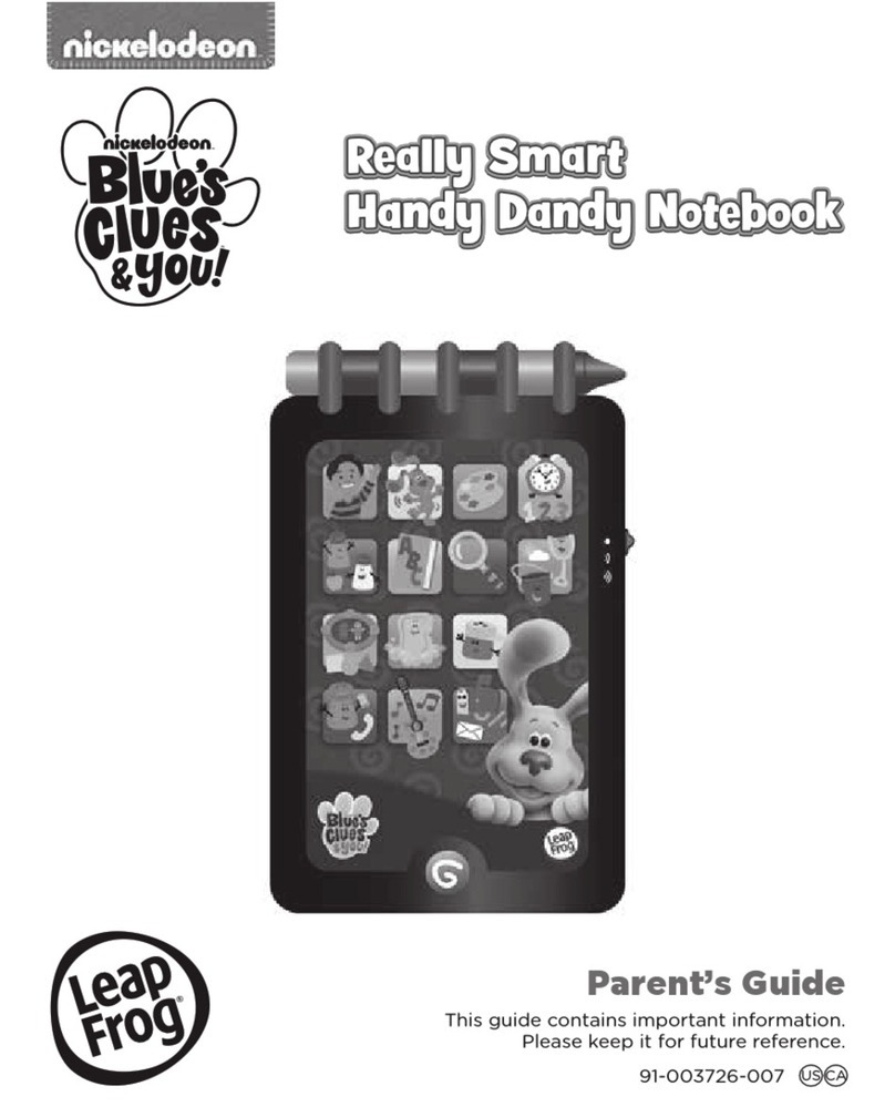 Nickelodeon LeapFrog Blue's Clues & You! Really Smart Handy Dandy... Parents' guide