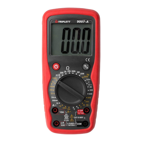 Triplett 9007-A instruction manual