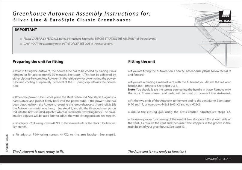 Palram Autovent User manual