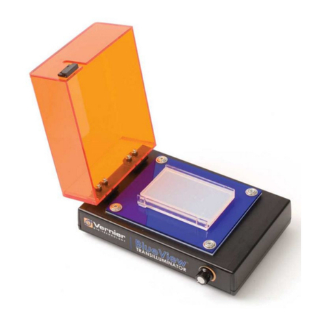 Vernier BlueView Transilluminator Operating instructions