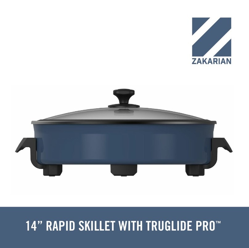 ZAKARIAN RAPID SKILLET WITH TRUGLIDE PRO User manual