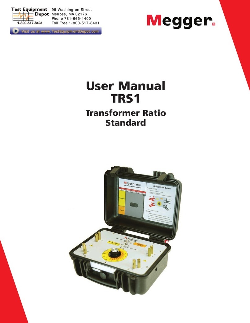Megger TRS1 user manual