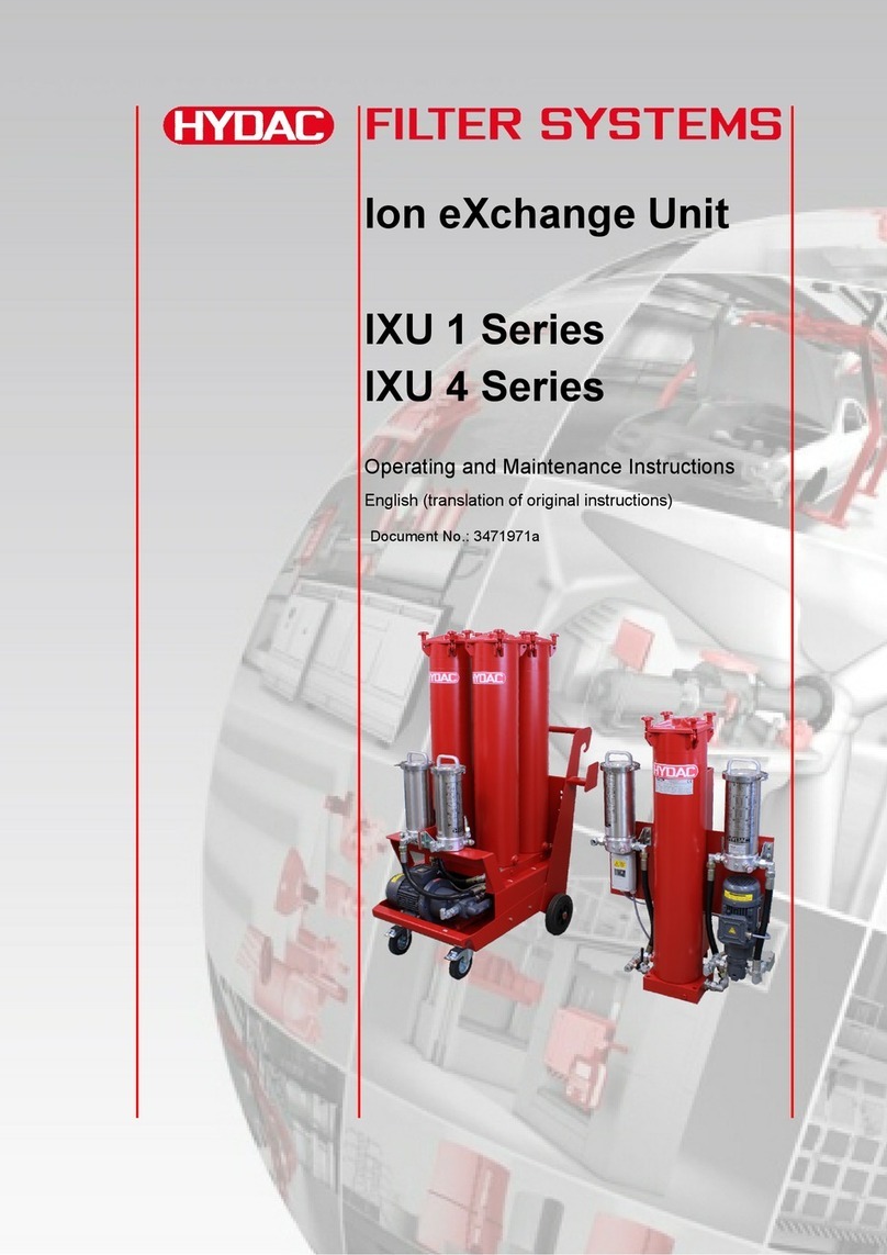 Hydac IXU 1 Series Operating and maintenance instructions