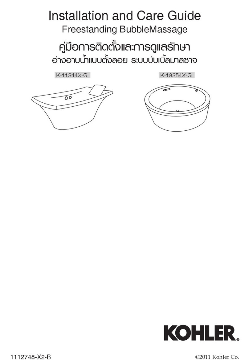 Kohler K-11344X-G Assembly instructions