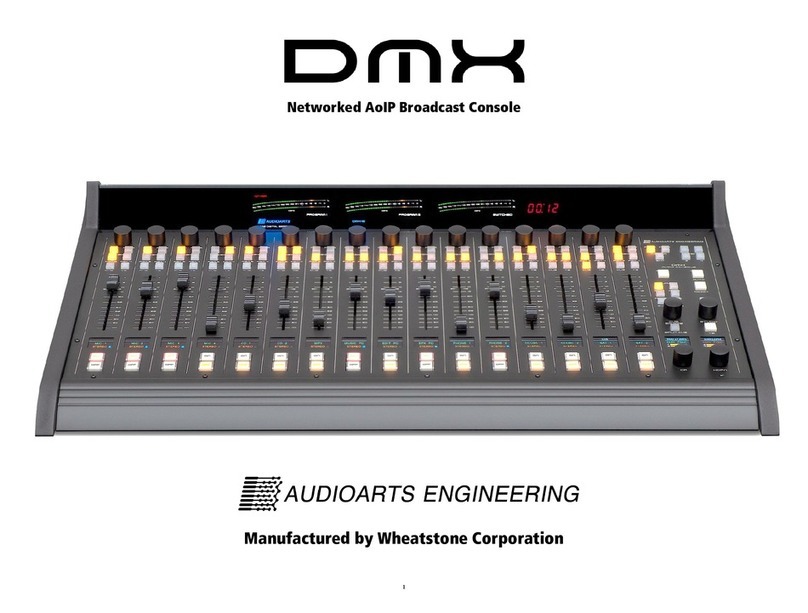Wheatstone Corporation AUDIOARTS ENGINEERING DMX Series manual