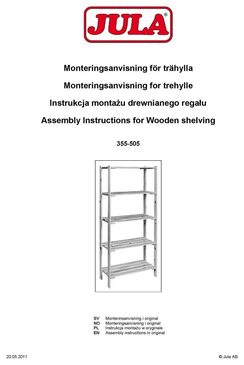 Jula 355-505 Assembly instructions