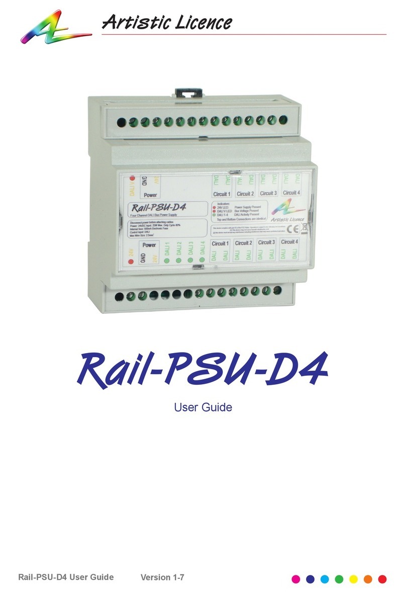 Artistic Licence Rail-PSU-D4 user guide
