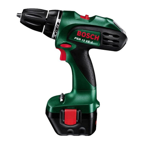 Bosch PSR 9,6 VE-2 User manual