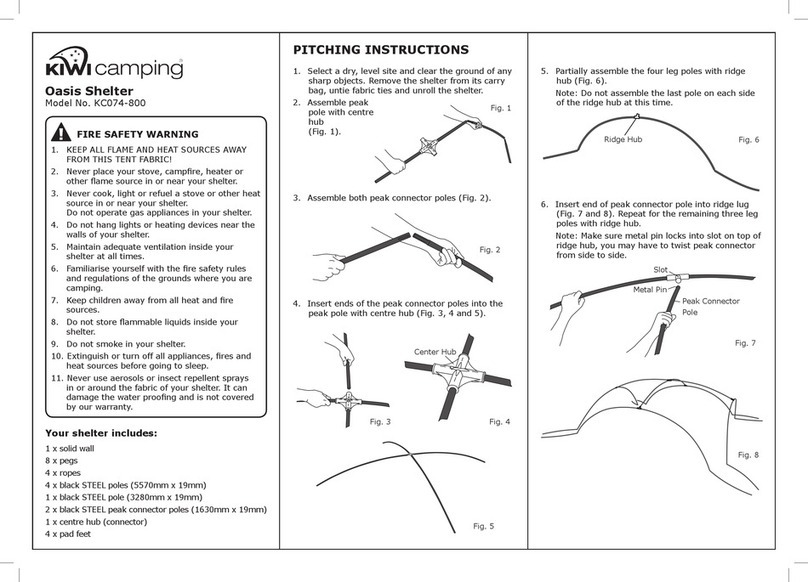 Kiwi Camping Oasis Shelter manual