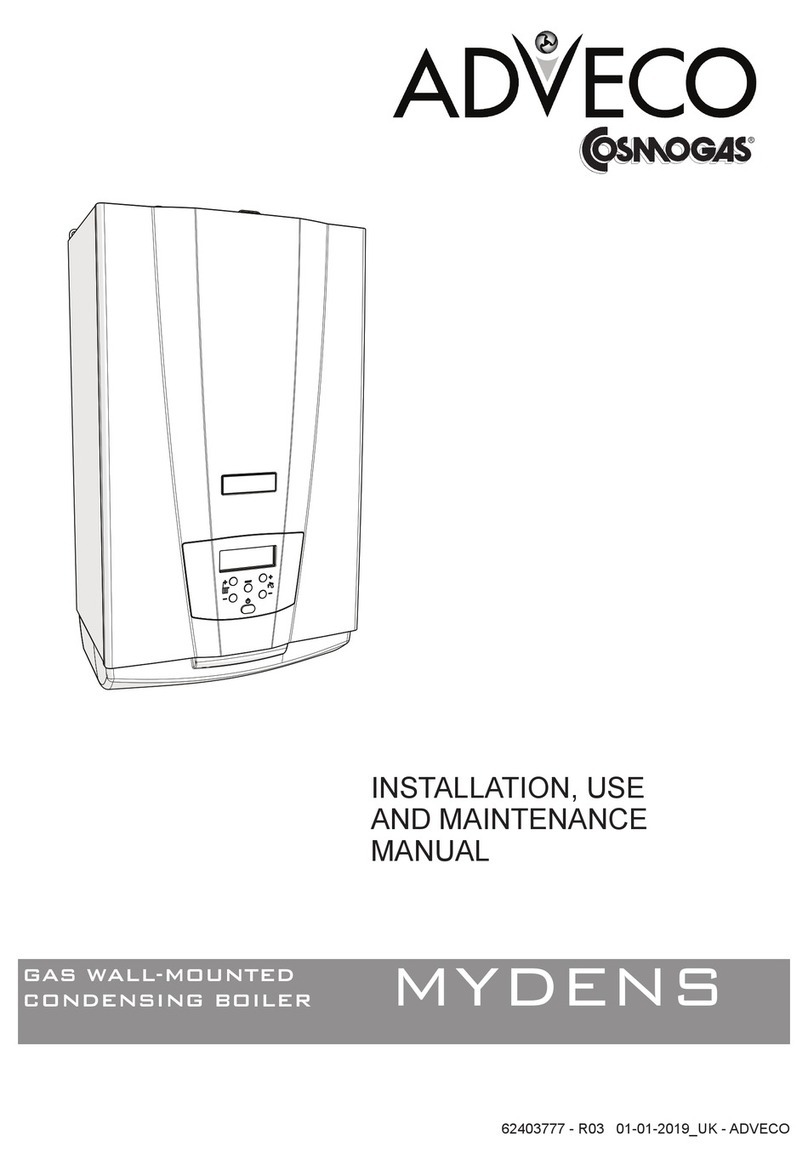 COSMOGAS Adveco MYDENS Series User manual