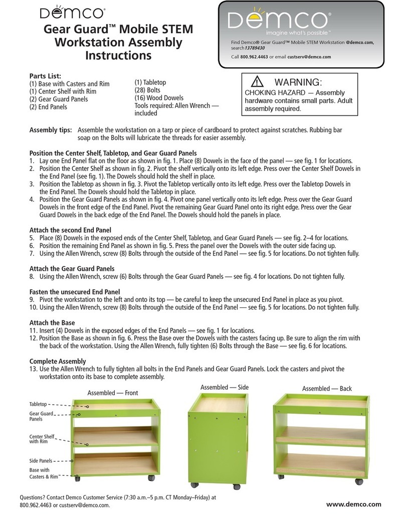 Demco Gear Guard STEM User manual