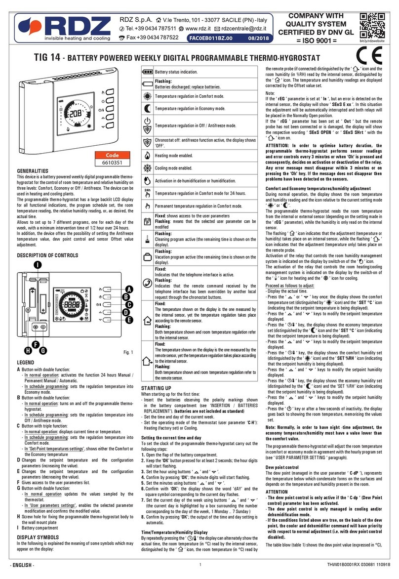 RDZ TIG 14 manual